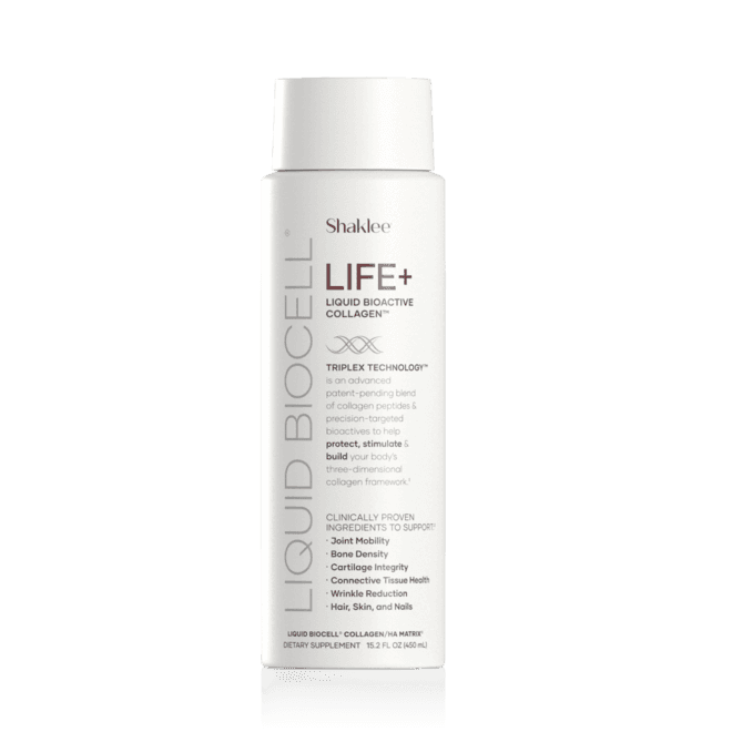 Liquid BioCell® Life+ bottle — front